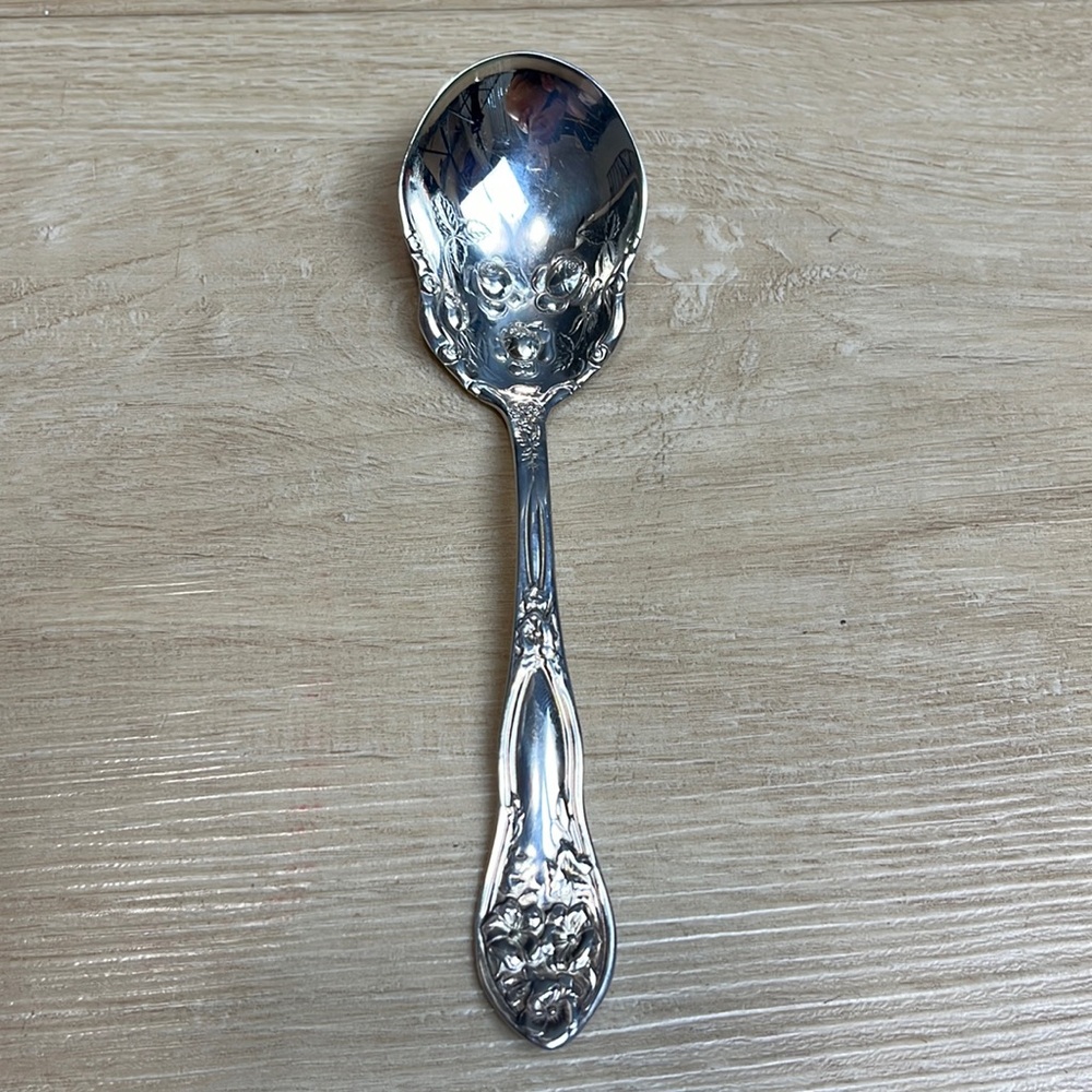 Fairfield plate silver spoon